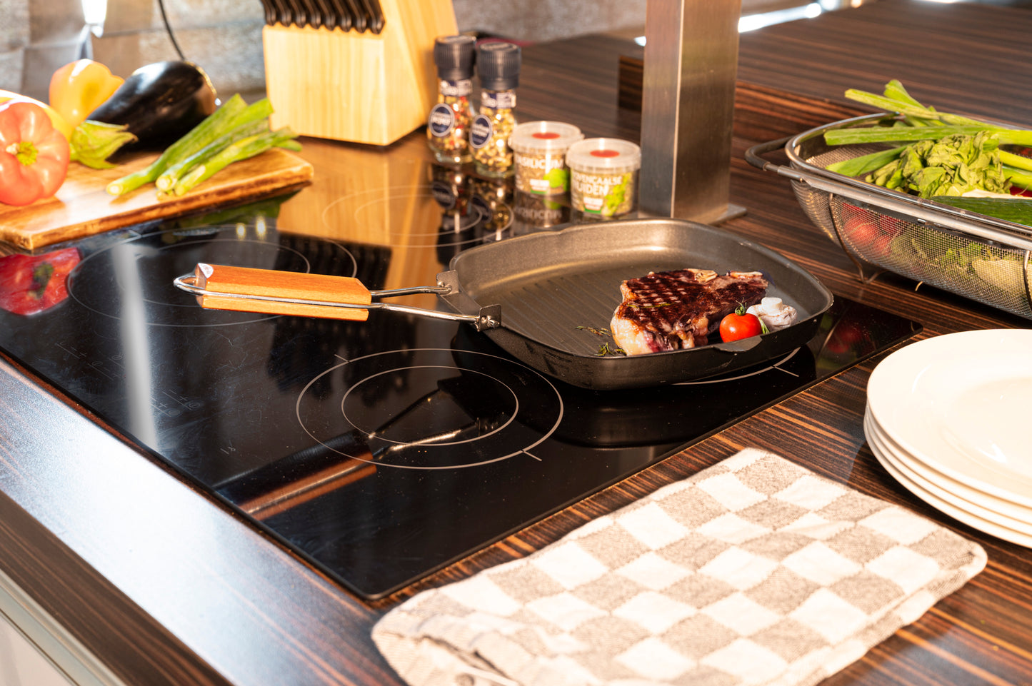 Grill Pan W/Fold Handle Ø24Cm