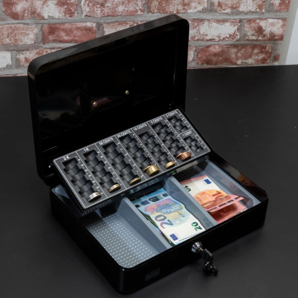Money Box 4 Tray Divisions Incl. Coin Sorter
