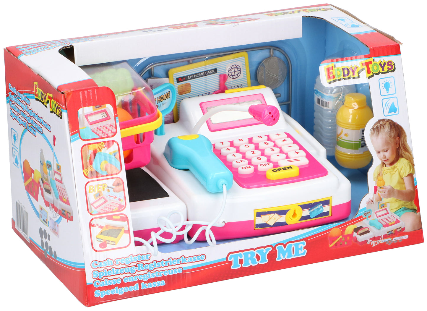 Cash Register Try-Me B/O 24Pc