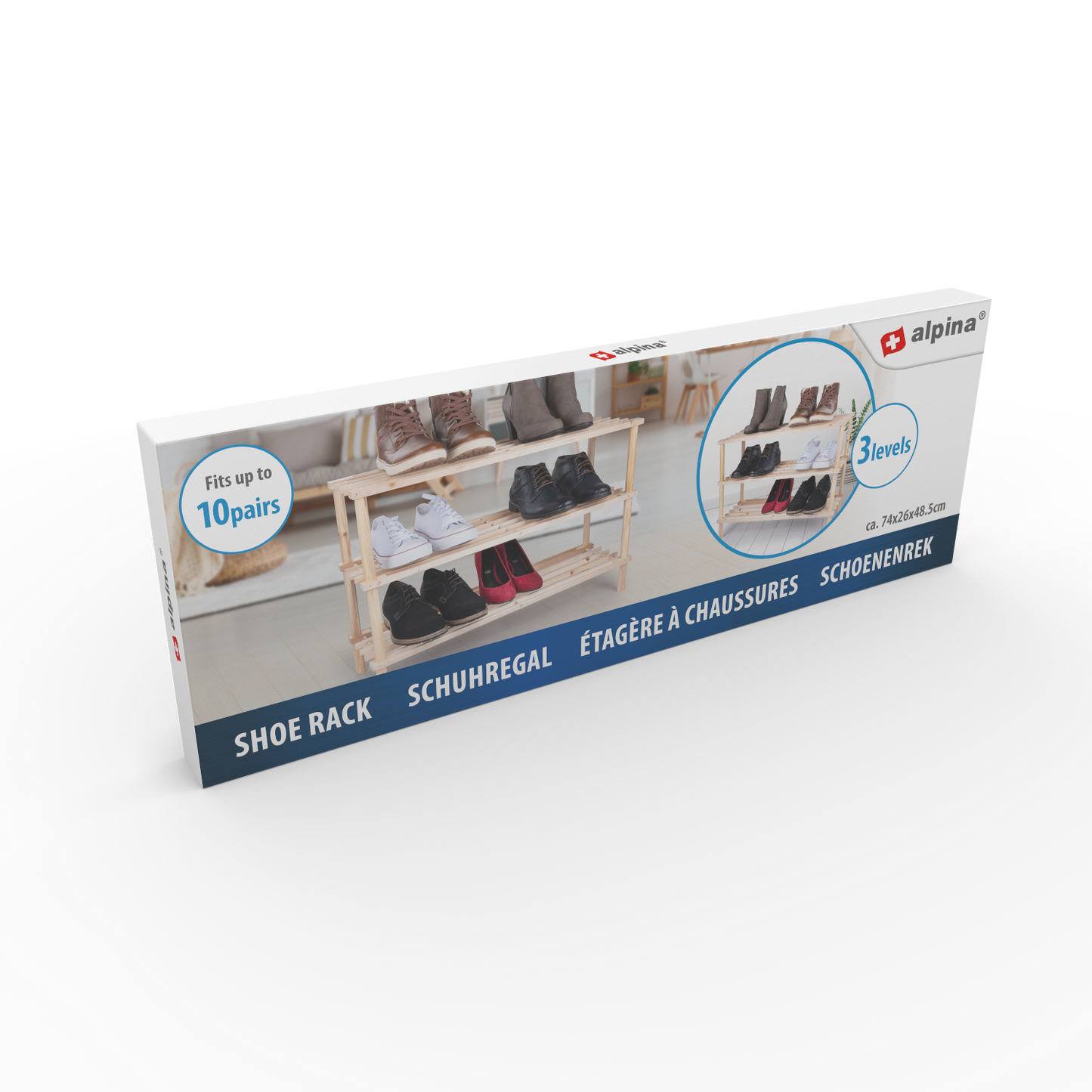 Shoe Rack 3 Levels