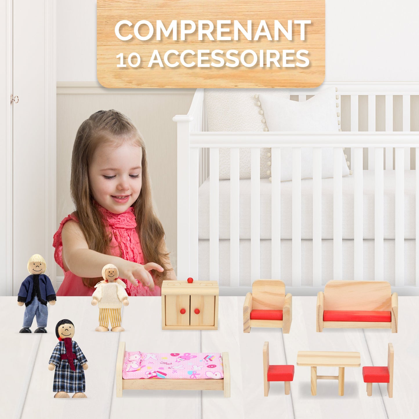 Playhouse 11Pcs Wd