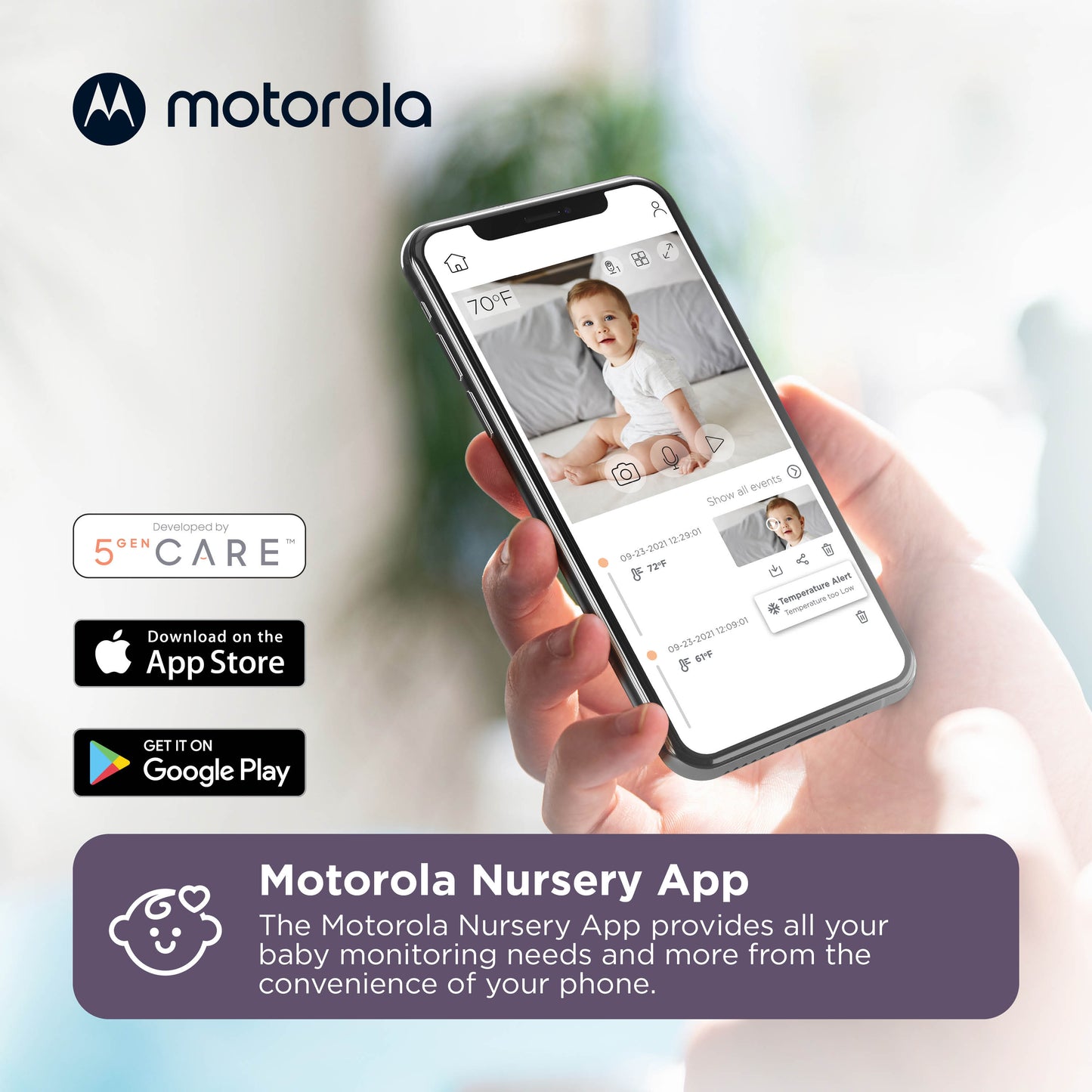 Baby Monitor Pip1000 Wht