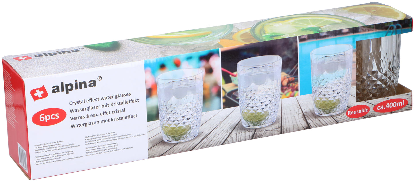 Water Glass 400Ml 6Pc