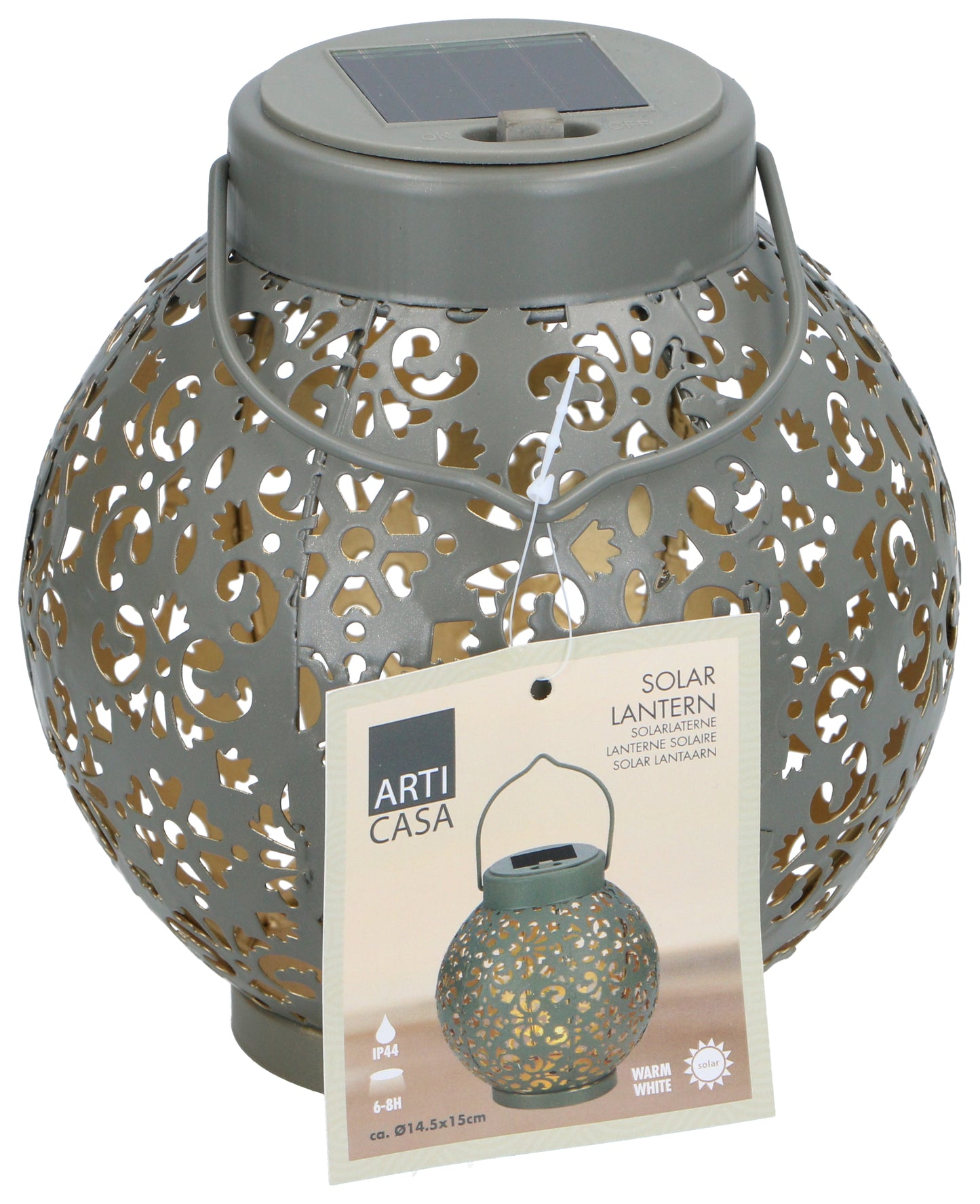 Solar Lantern Ø14,5X15Cm
