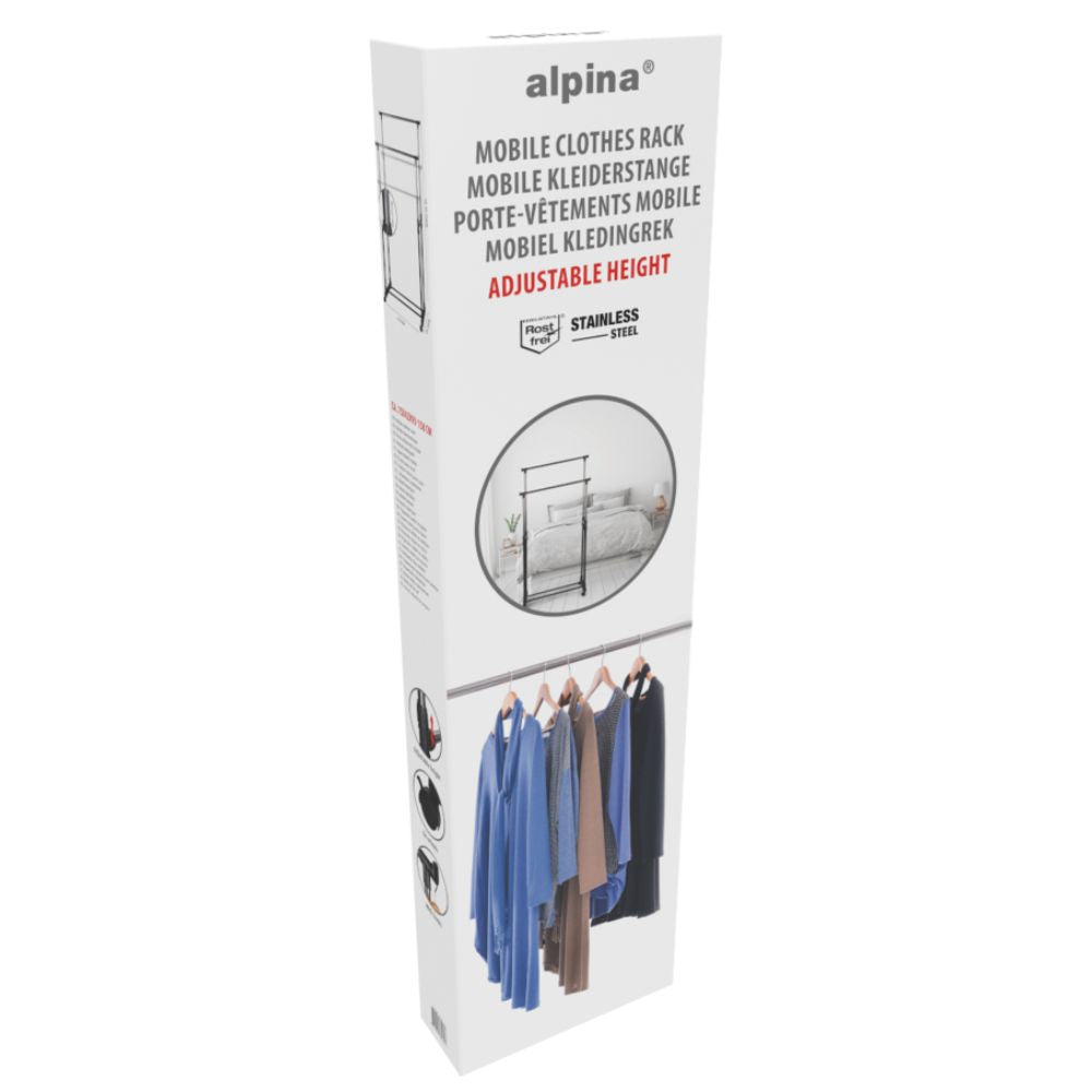 Clothes Rack Mobile Double