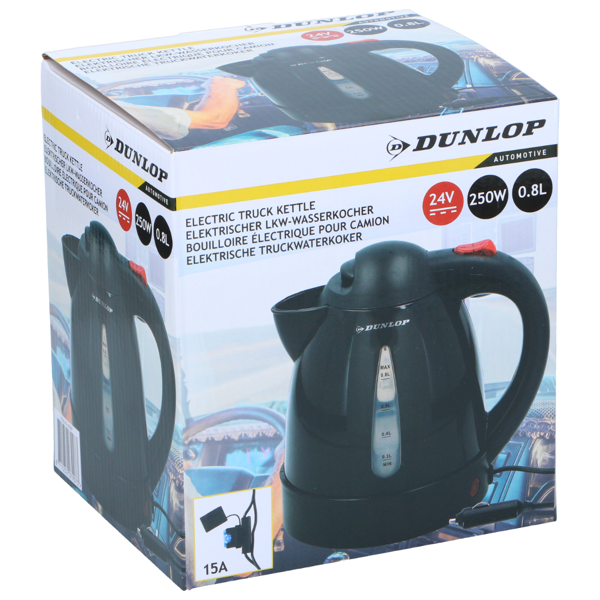 Waterkoker 0,8L 24V 250W