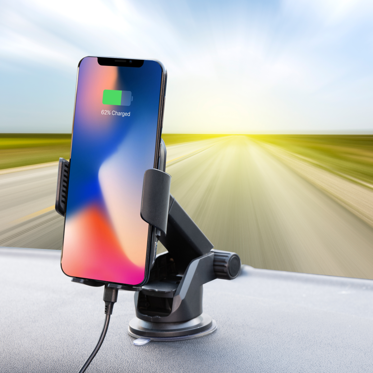 Phone Holder/Charger 10W Qi