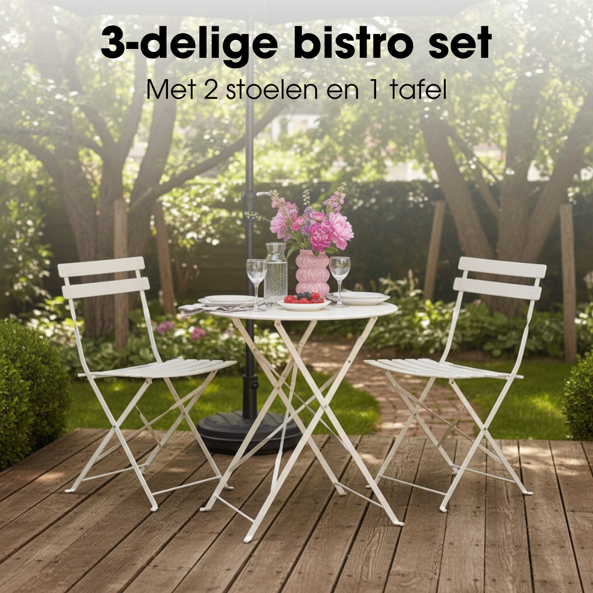 Laurence Bistroset Wit - 3-Delig