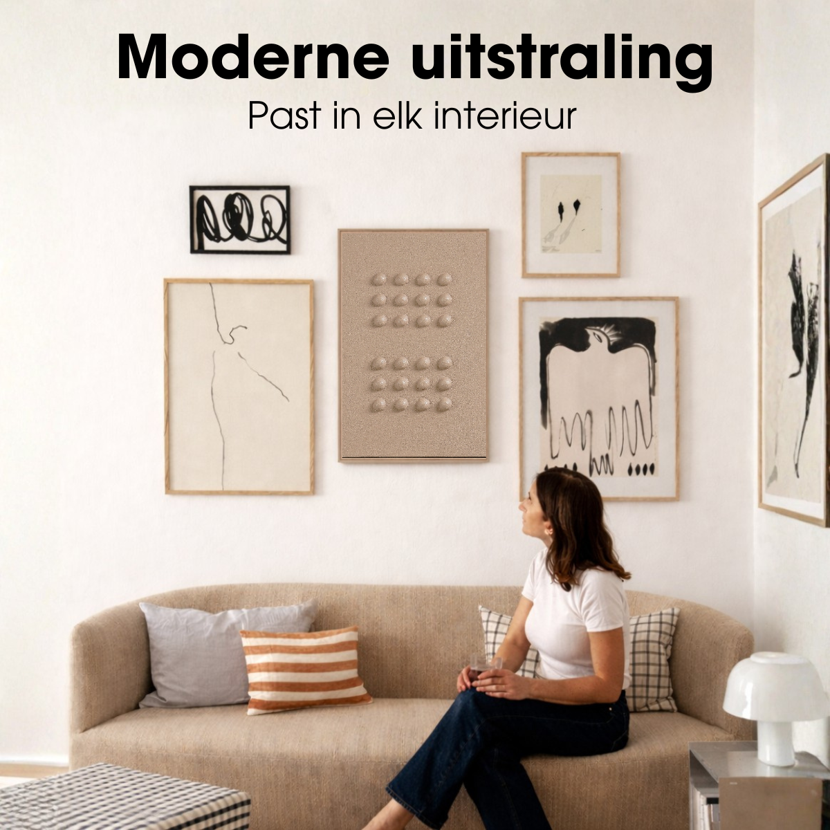 Wanddecoratie Donkerbruin Fsc Mix