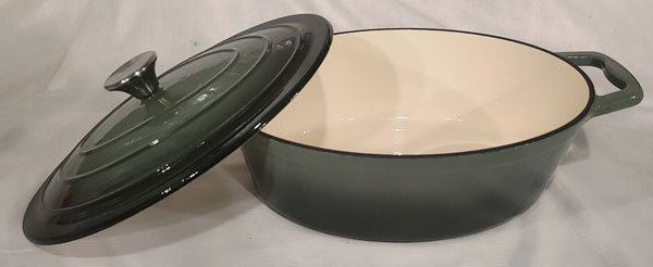 Casserole 33Cm Cast Iron Green