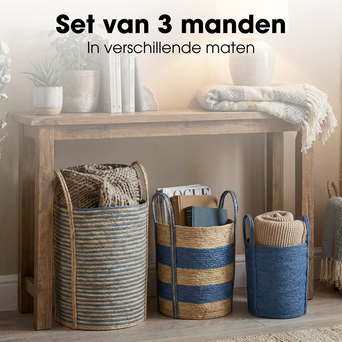 Brooklyn Mand Blauw Set Van 3