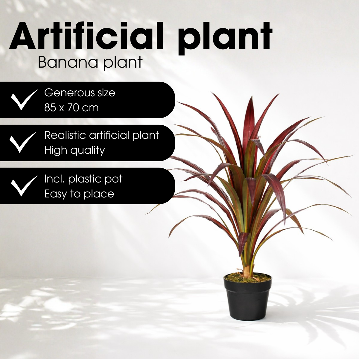 Bananenboom In Pot Rood