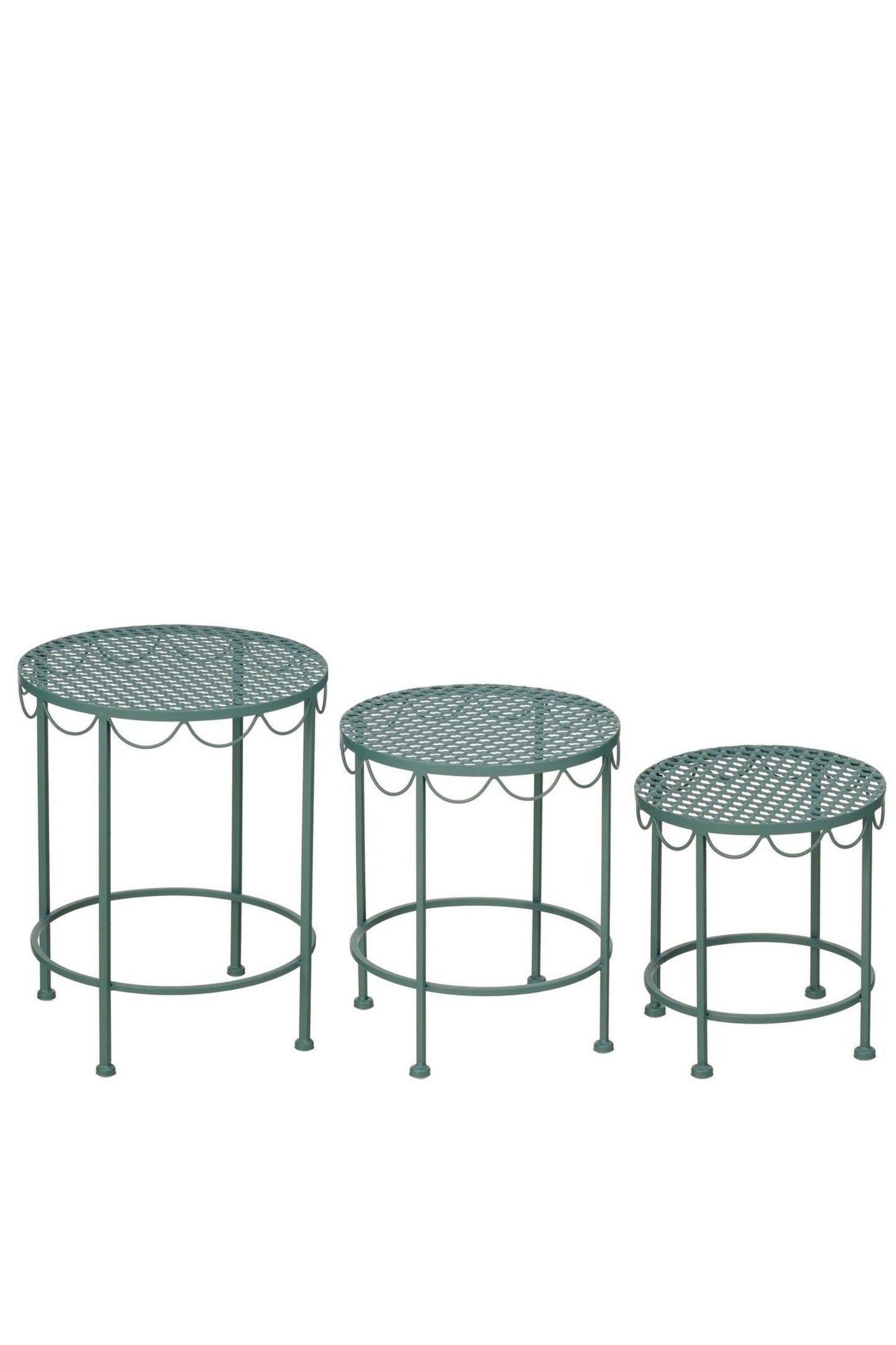 Marseille Plant Table Green – Set Of 3