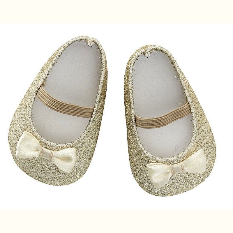 Poppenschoentjes Glitter Goud 50Cm