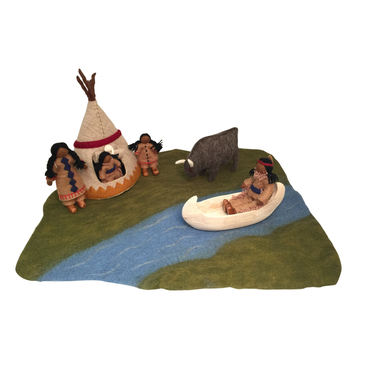 Native American Village/9Pc