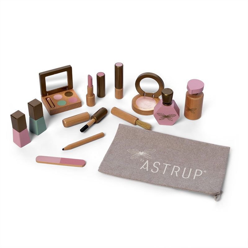 Houten Make-Up Setje