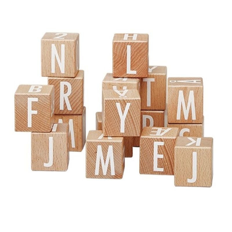 Zak Met Houten Abc Blokken