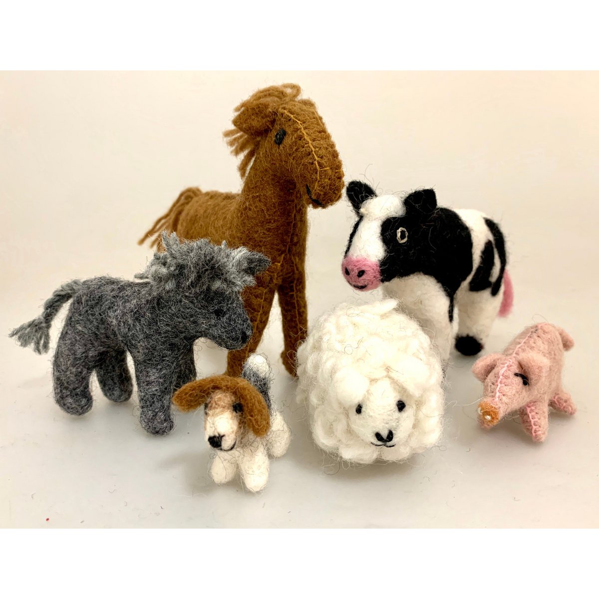 Country Animal Set/6Pc