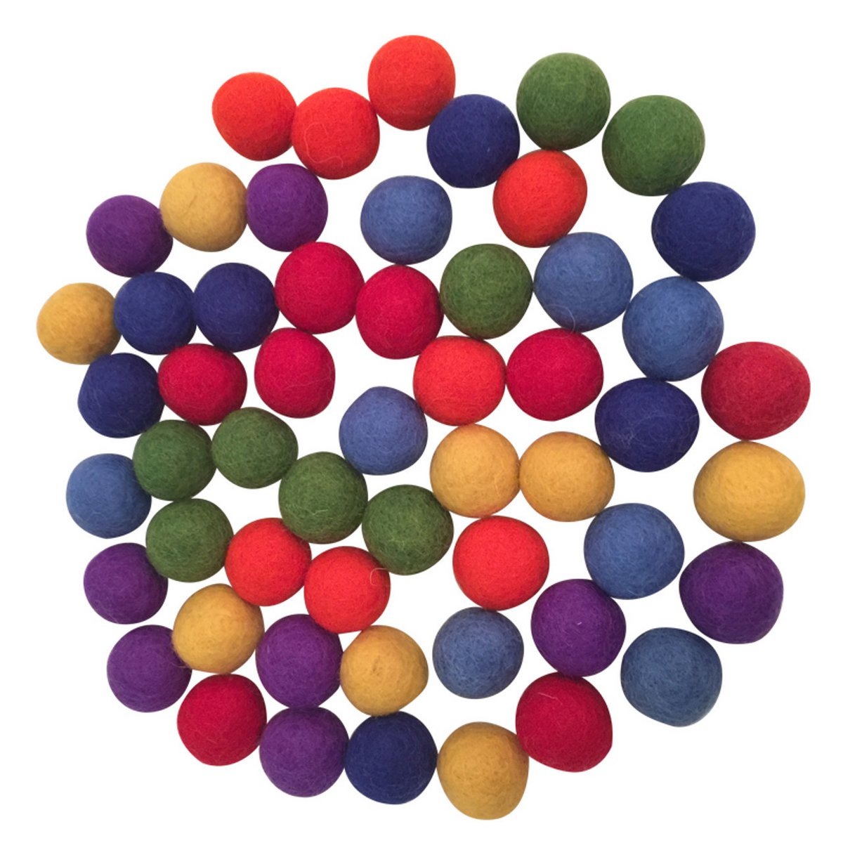 Rainbow Balls/49Pc 3.5Cm