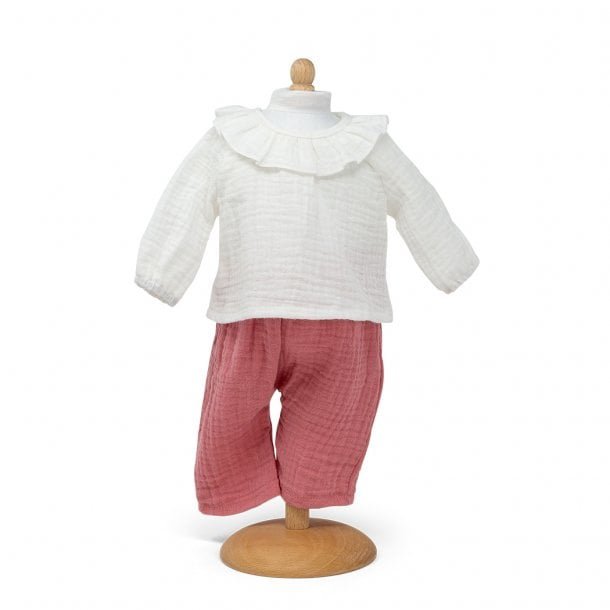 Blouse Met Ruches En Broek 33-37Cm