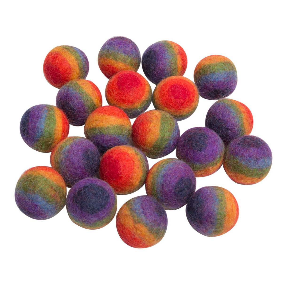 Rainbow Balls, 3.5Cm/20 Pc