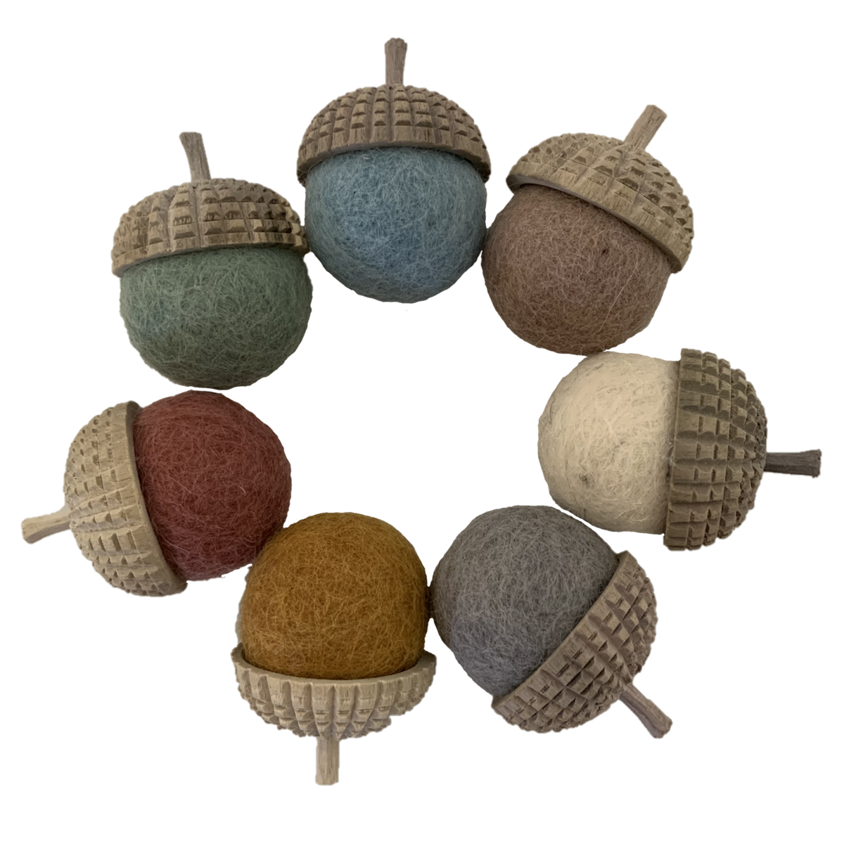 Earth Acorns/7Pc