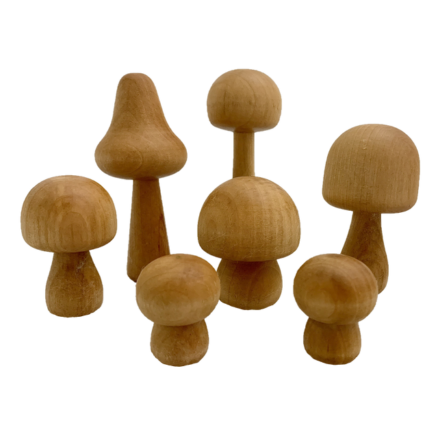 Mushroom Natural / 7Pc