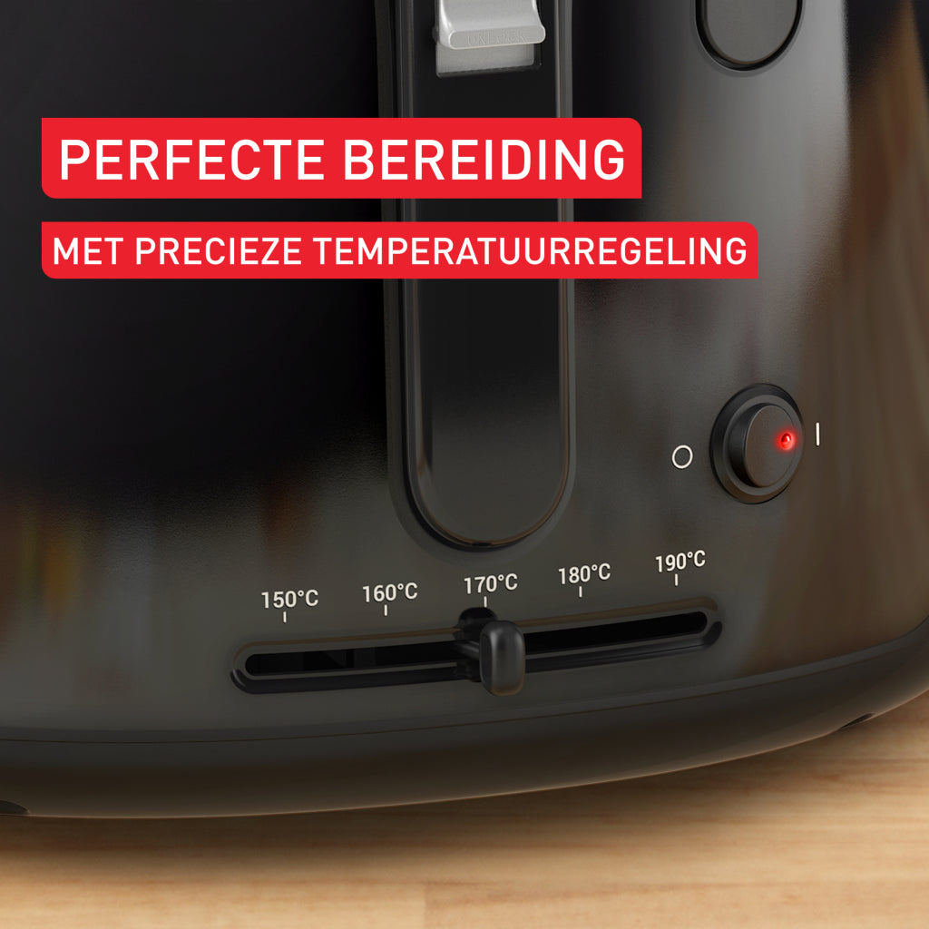 Tefal Ff2528 Friteuse 2.1L 1900W Zwart