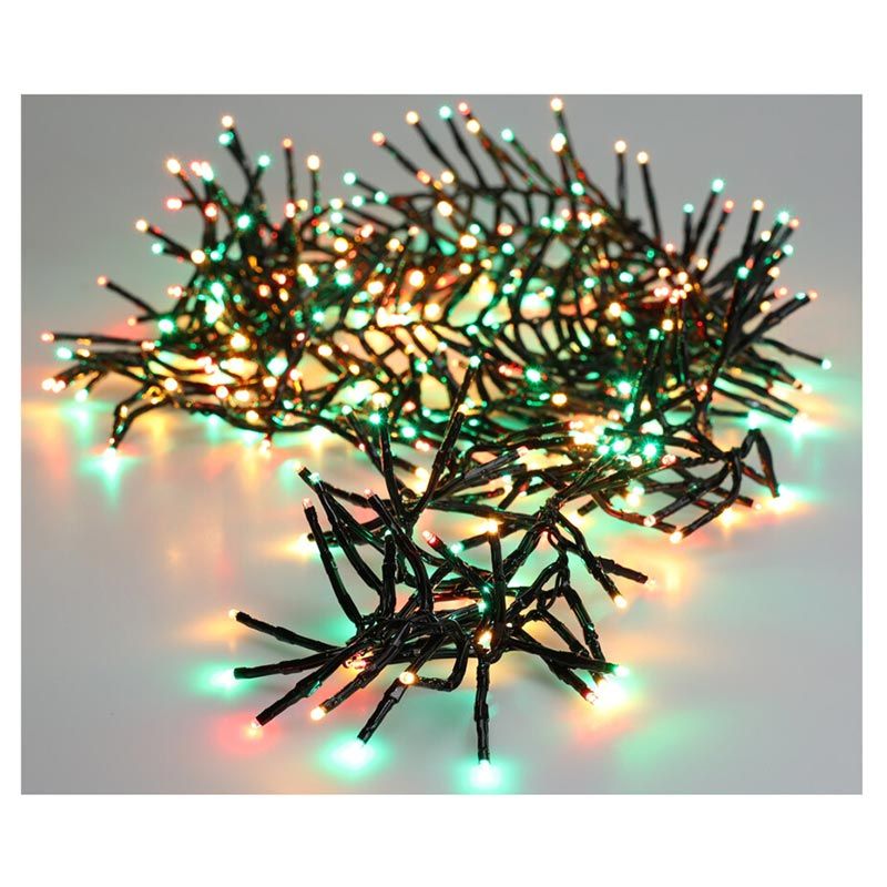 Clusterverlichting 192 Led - 1.4M - Three Tone Traditional - Batterij - Lichtfuncties - Geheugen - Timer
