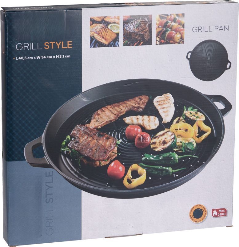 Grillpan Voor De Bbq - Gietijzer