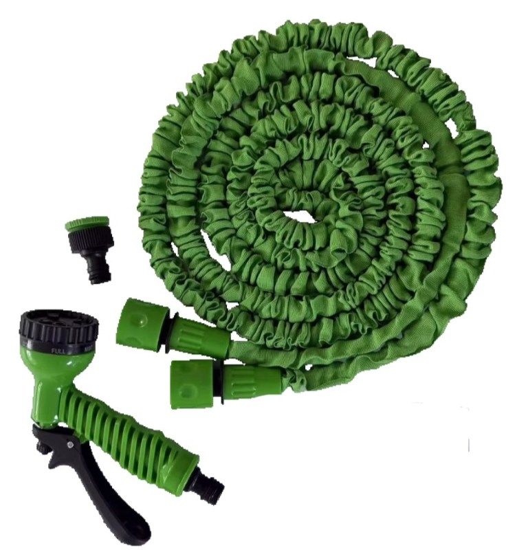 Ceruzo Flexibele Tuinslang Met Sproeikop - Uittrekbaar Tot 22.5 Meter
