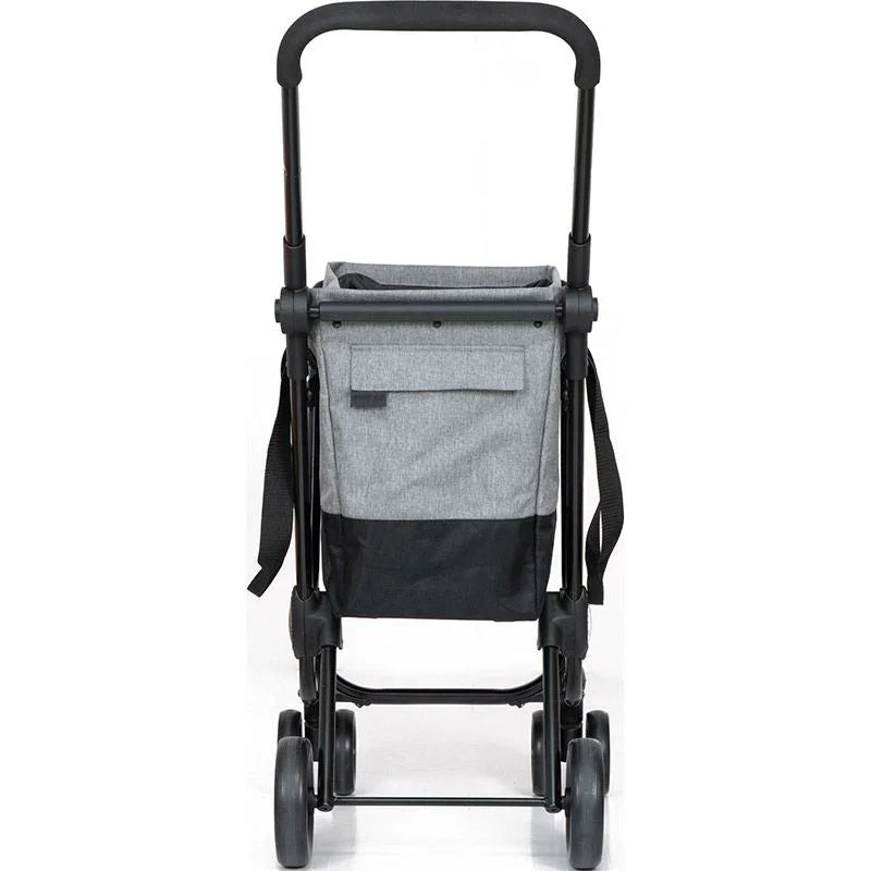 Ceruzo By Playmarket Easy Go Boodschappentrolley - Zwart-Grijs