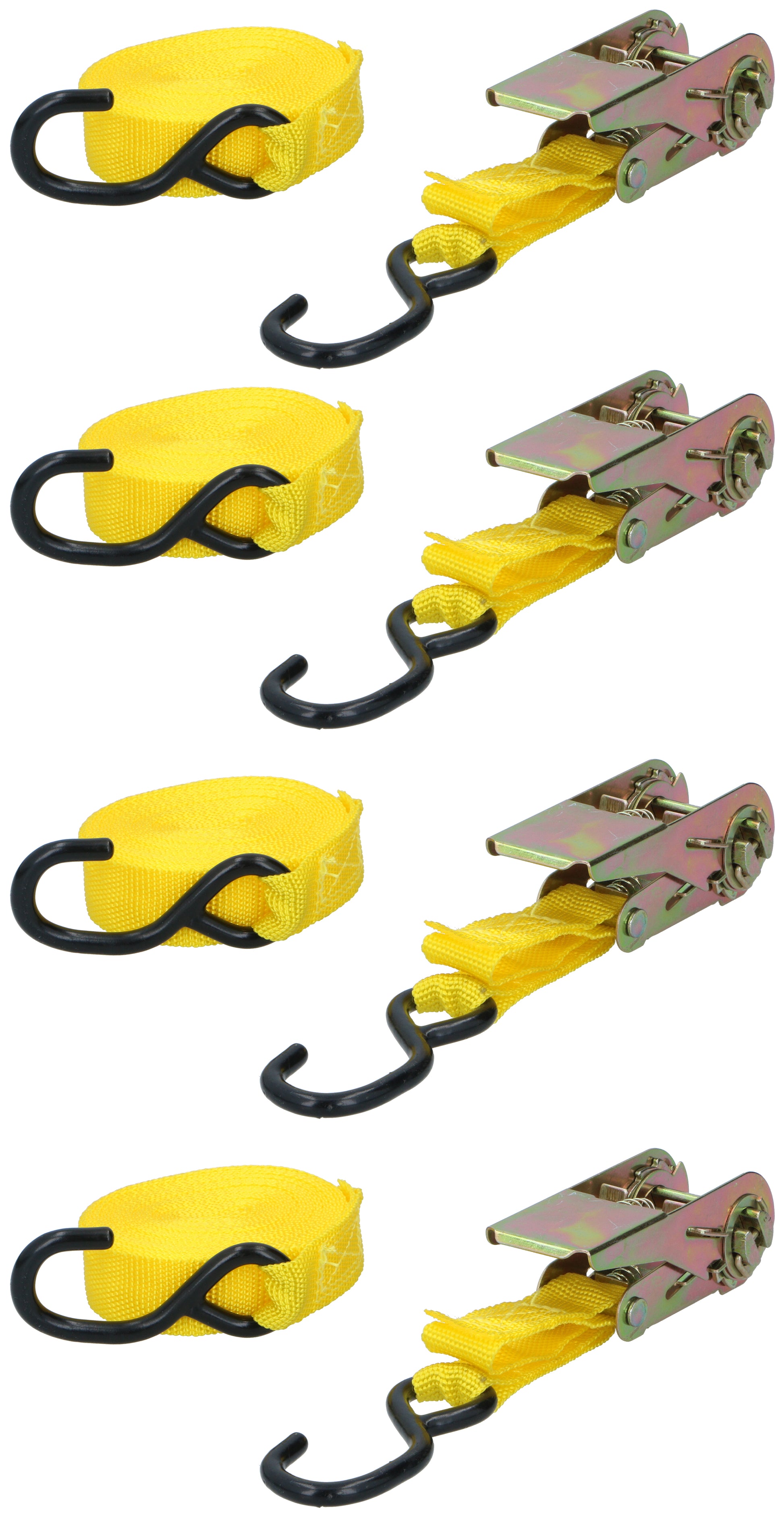 Tie Down Ratchet 350Kg 5M 4Pc
