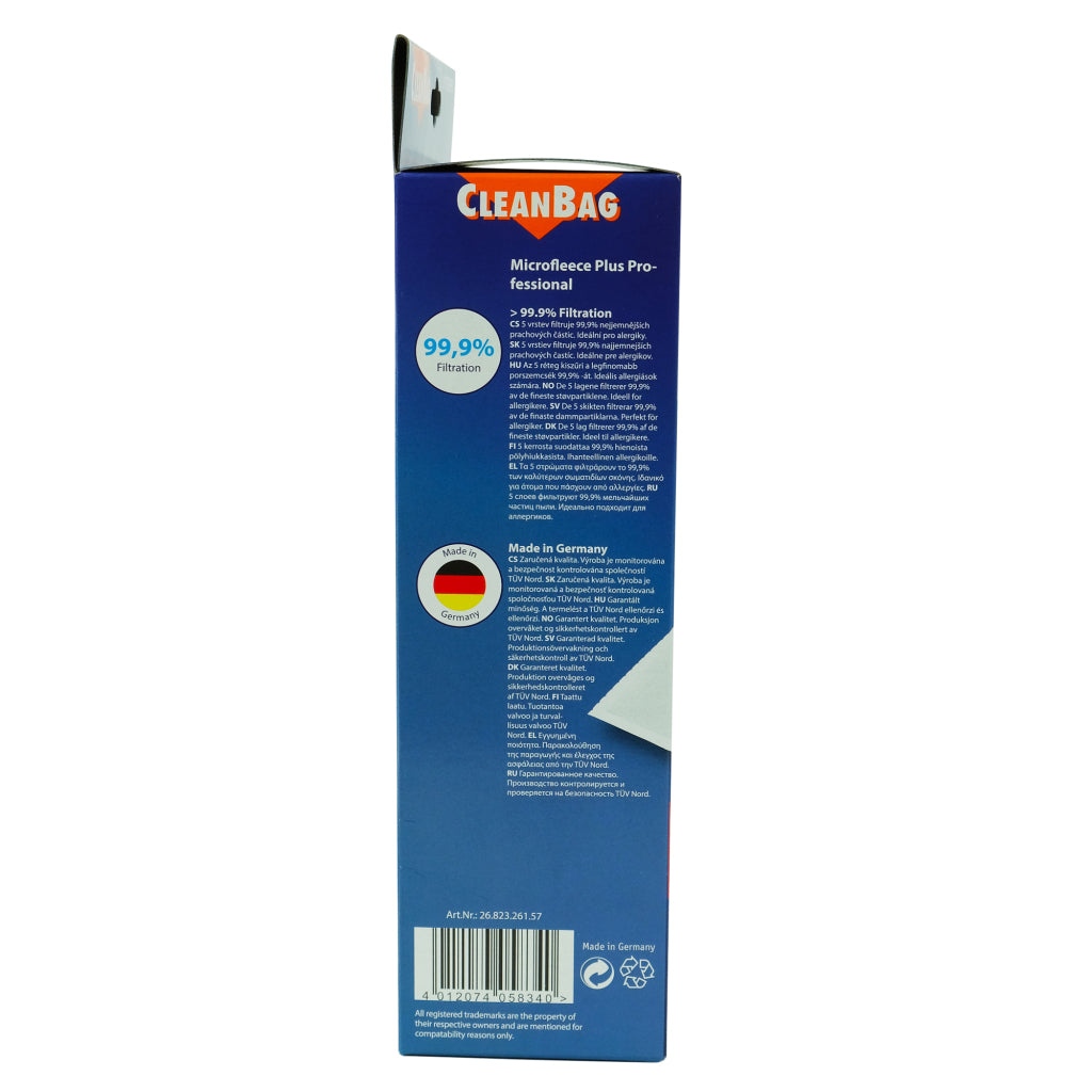 Scanpart Cleanbag Stofzak M 157 Mie Pro Miele 5 Stuks