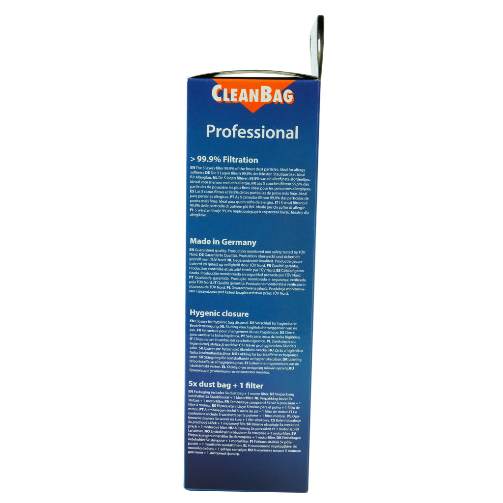 Scanpart Cleanbag Stofzak M 157 Mie Pro Miele 5 Stuks