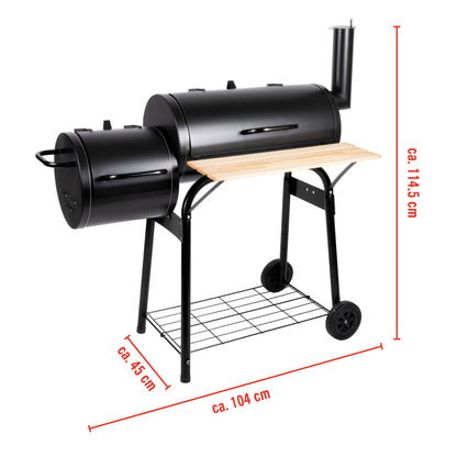 Bbq Grill Smoker 104X58X114Cm