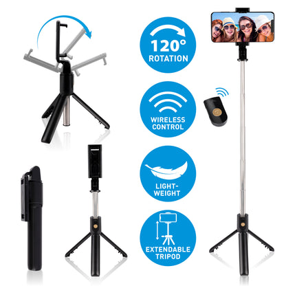 Selfie Stick Bt & Tripod