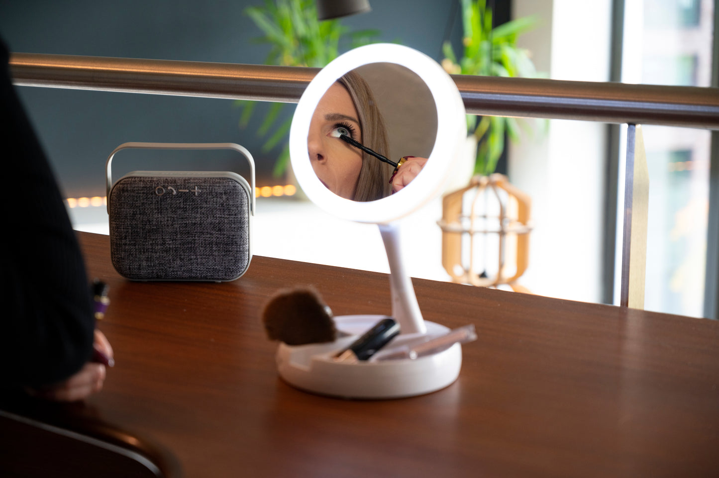 Cosmetic Mirror 12Led Foldable
