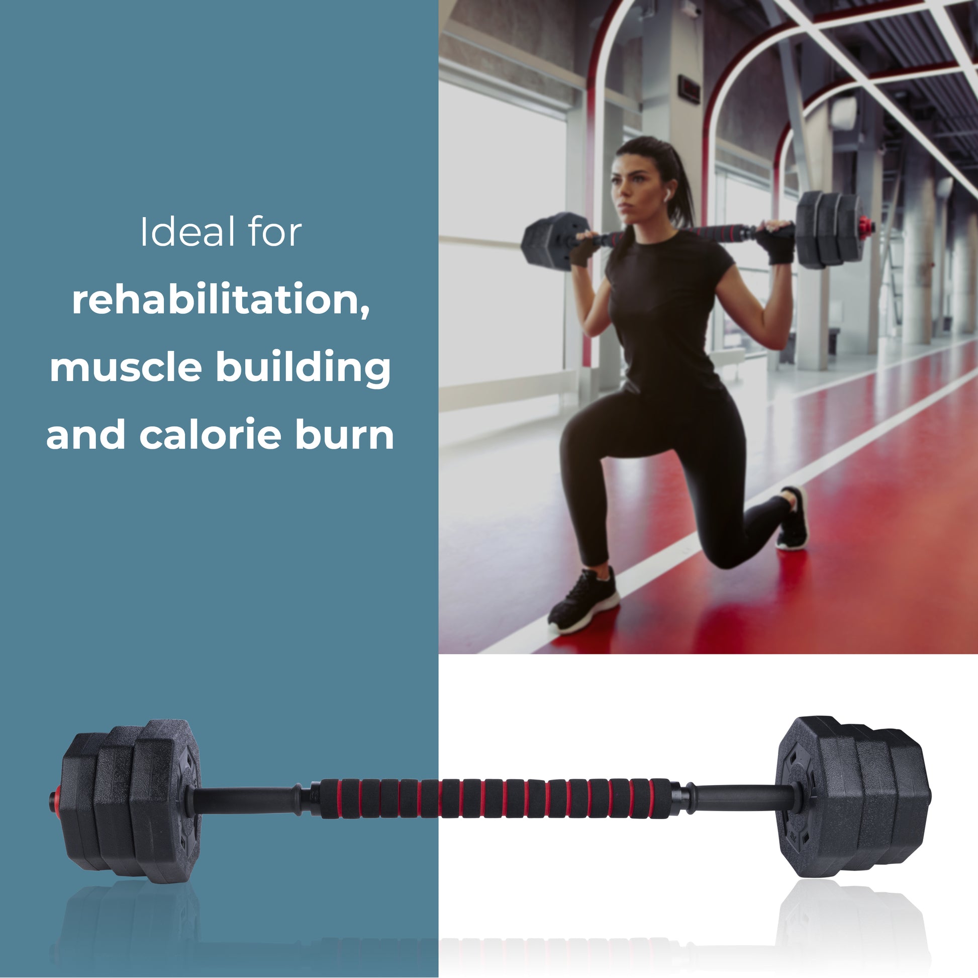 Dumbbell Set 19Pcs
