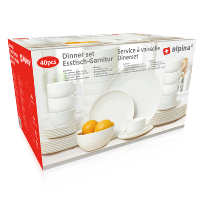 Dinner Set 40Pc