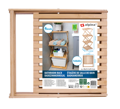 Bathroom Rack Bamboo