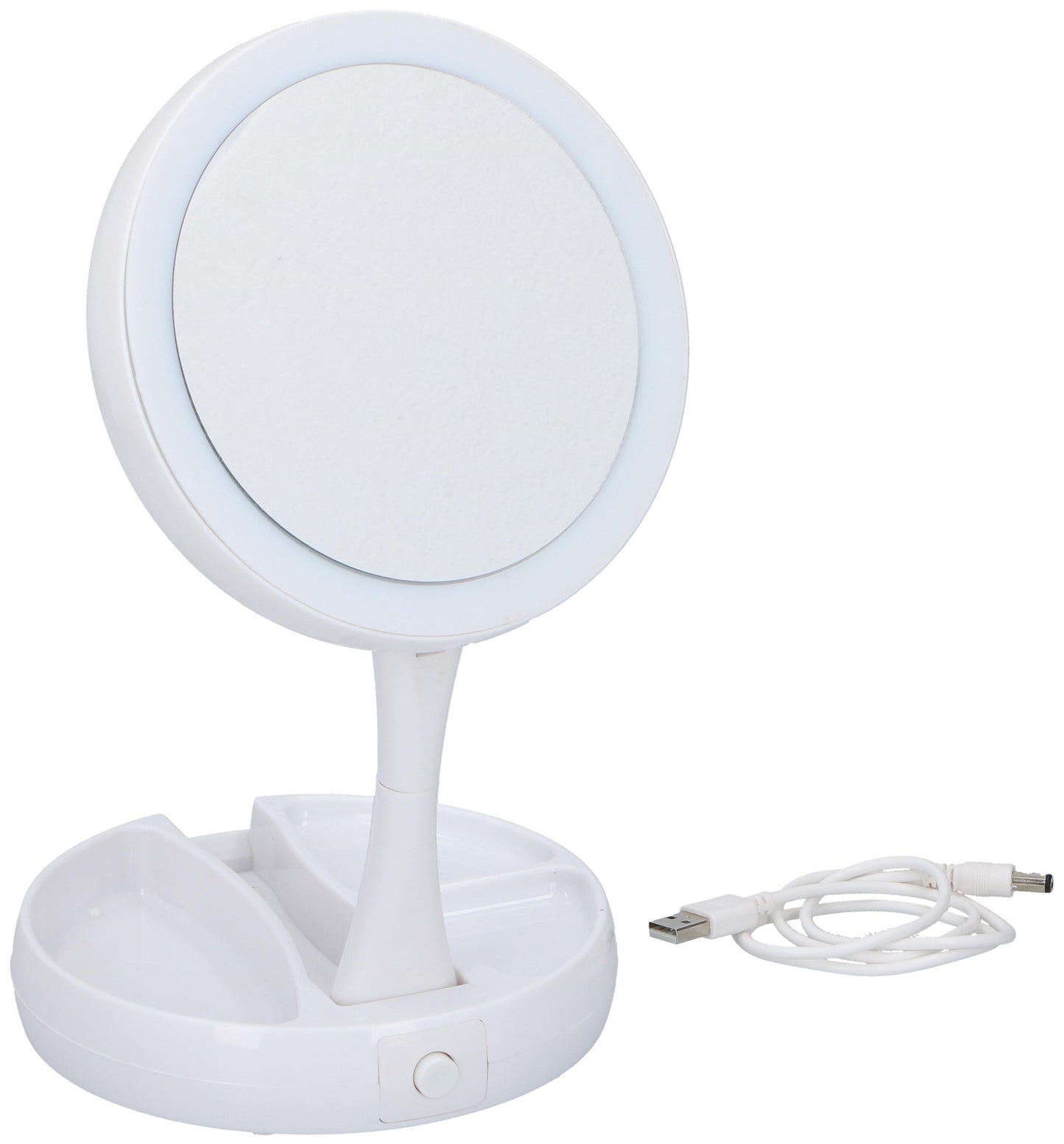 Cosmetic Mirror 12Led Foldable