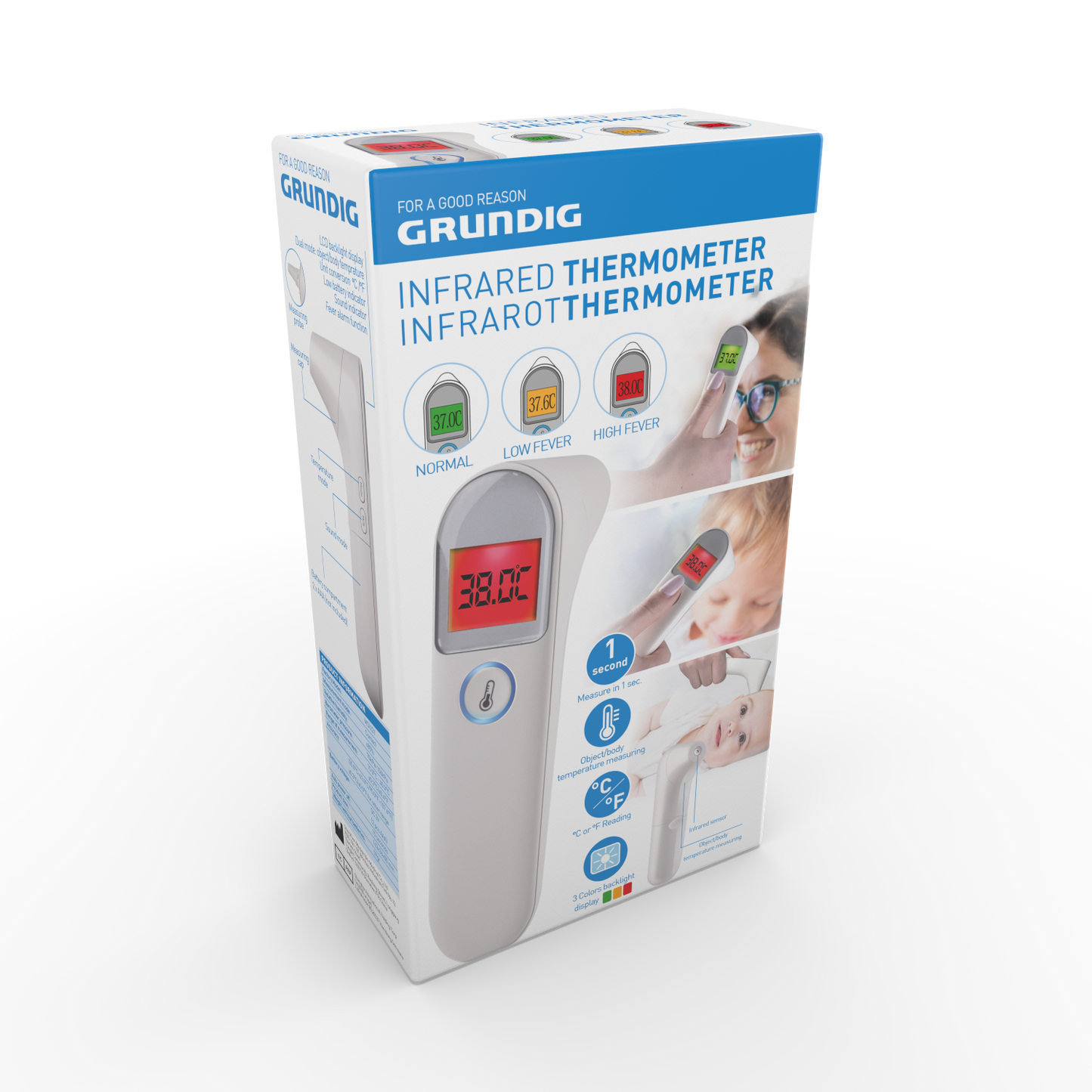 Thermometer Infrared 3-In-1