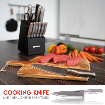 Knife 15Pcs With Block