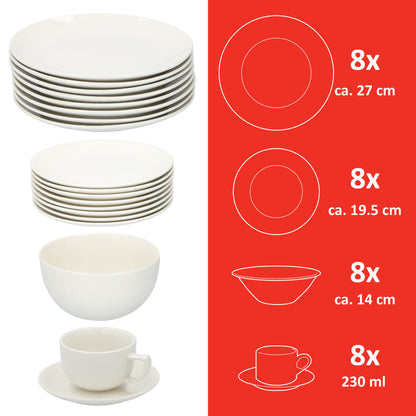 Dinner Set 40Pc