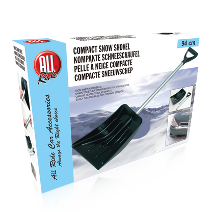 All Ride Sneeuwschep - Makkelijk Uit Elkaar Te Halen - Kunststof - 94 Cm - Zwart