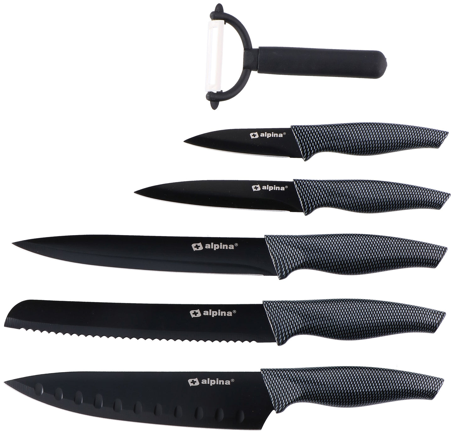 Knife 32/23/19,5/13Cm 6Pc