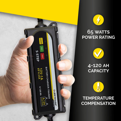 Dunlop Acculader - Druppelaar 6+12V - Druppellader