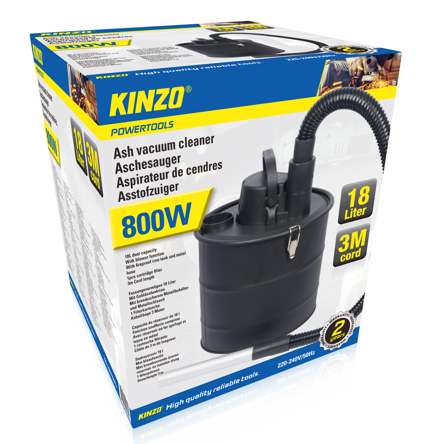 Ash Vacuum Cleaner 800-1200W A