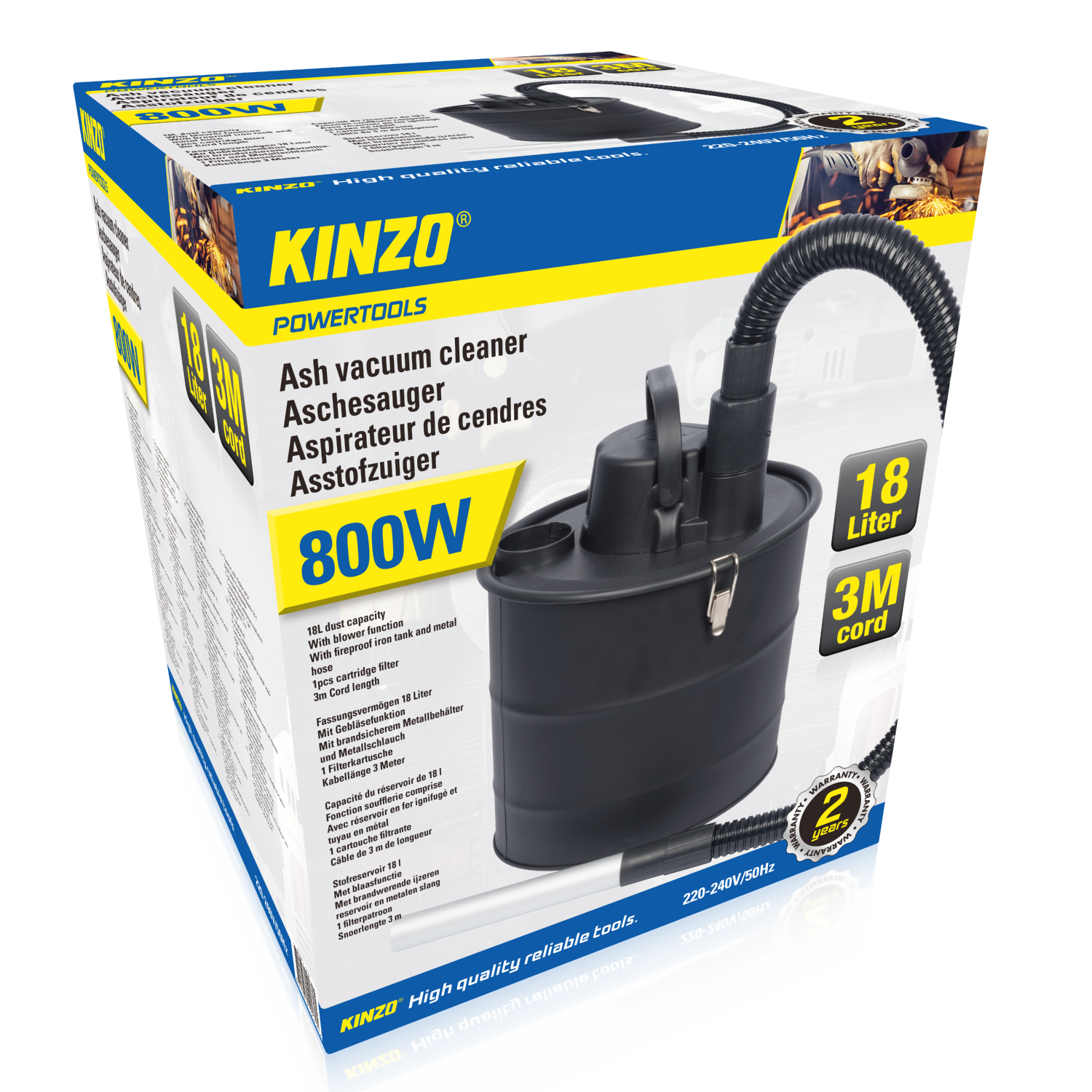 Ash Vacuum Cleaner 800-1200W A